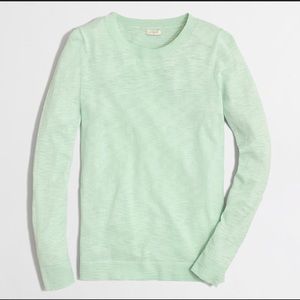 J. Crew Factory Mint Green Teddy Sweater